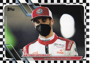 2021 Topps Formula 1 Checker Flag Antonio Giovinazzi #53