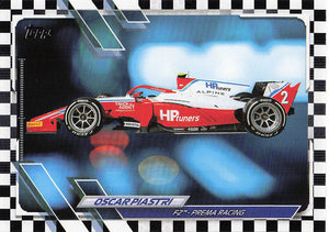 2021 Topps Formula 1 Checker Flag Oscar Piastri #117