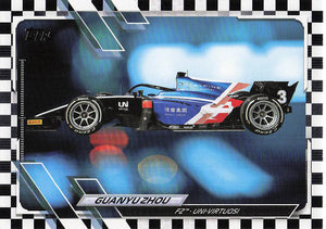 2021 Topps Formula 1 Checker Flag Guanyu Zhou #119