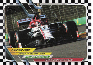 2021 Topps Formula 1 Checker Flag Kimi Räikkönen #159
