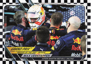 2021 Topps Formula 1 Checker Flag Max Verstappen #161