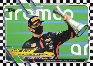 2021 Topps Formula 1 Checker Flag Max Verstappen #168