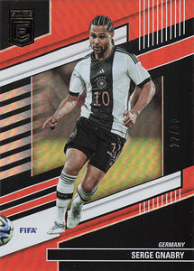 2022-23 Panini Donruss Elite FIFA Orange 22/30 Serge Gnabry #101