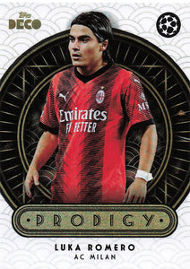 2022-23 Topps Deco UCL Prodigy Luka Romero