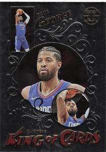 2021-22 Panini Illusions King of Cards Paul George #15