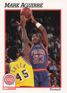 1991-92 NBA Hoops Mark Aguirre #59