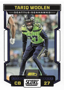 2023 Score Tariq Woolen #185