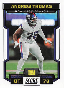 2023 Score Andrew Thomas #236