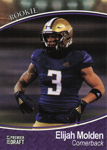 2021 Sage Premier Draft Purple Elijah Molden #99