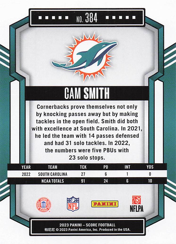 2023 Score Cam Smith #384 RC