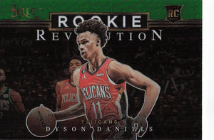 2022-23 Panini Select Basketball Rookie Revolution Green Prizm Dyson Daniels #12 RC