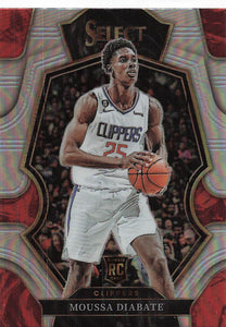 2022-23 Panini Select Basketball Silver Prizm Moussa Diabate #194 RC