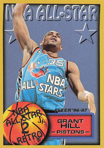 1996-97 Fleer European Edition NBA All-Star Retro Grant Hill #325