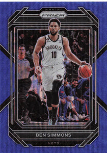 2022-23 Panini Prizm Basketball Blue Wave Ben Simmons #13