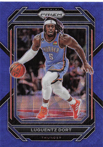 2022-23 Panini Prizm Basketball Blue Wave Luguentz Dort #55