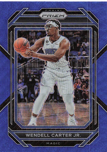 2022-23 Panini Prizm Basketball Blue Wave Wendell Carter Jr. #195