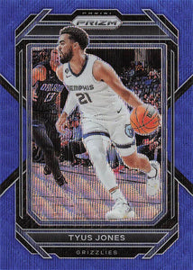 2022-23 Panini Prizm Basketball Blue Wave Tyus Jones #212