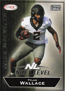 2021 Sage Premier Draft Next Level Tylan Wallace #165
