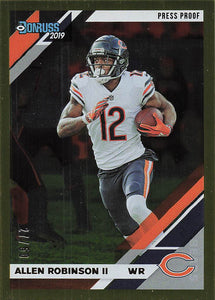 2019 Panini Donruss Press Proof Gold 27/50 Allen Robinson II #52
