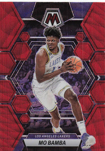 2022-23 Panini Mosaic Red Wave Mosaic Mo Bamba #81