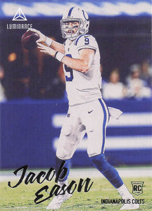 2020 Panini Chronicles Luminance Jacob Eason #208 RC