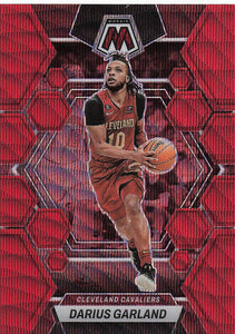 2022-23 Panini Mosaic Red Wave Mosaic Darius Garland #124