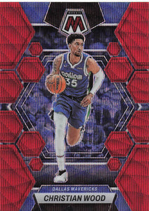 2022-23 Panini Mosaic Red Wave Mosaic Christian Wood #125