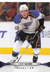 2011-12 Upper Deck David Backes #33