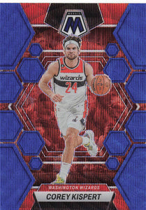 2022-23 Panini Mosaic Blue Wave Mosaic Corey Kispert #75
