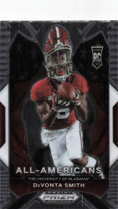 2021 Panini Prizm Draft Picks DeVonta Smith #186 RC