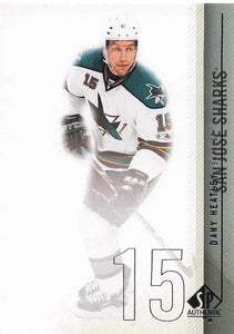 2010-11 SP Authentic Dany Heatley #91