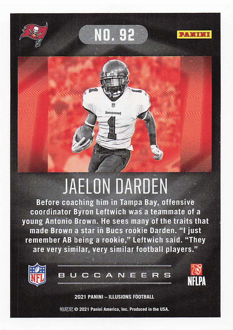 2021 Panini Illusions Jaelon Darden #92 RC