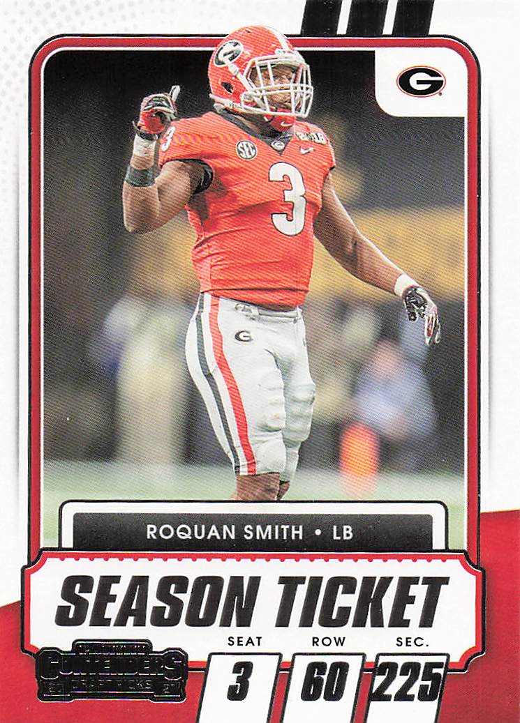 2021 Panini Contenders Draft Picks Roquan Smith #85
