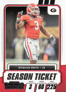 2021 Panini Contenders Draft Picks Roquan Smith #85
