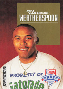 1992-93 Skybox Draft Picks Clarence Weatherspoon #DP9