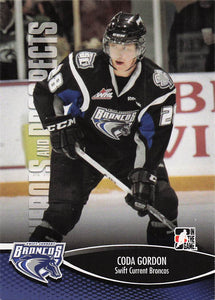 2012-13 In the Game Heroes and Prospects Coda Gordon #146