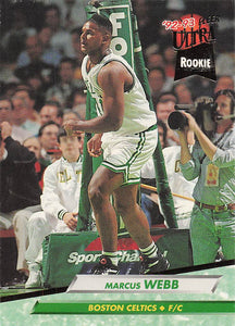 1992-93 Fleer Ultra Marcus Webb #230 RC