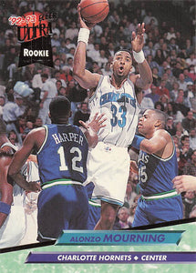 1992-93 Fleer Ultra Alonzo Mourning #234 RC