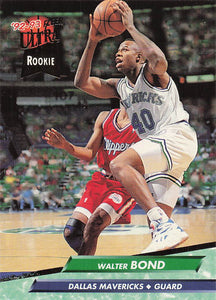 1992-93 Fleer Ultra Walter Bond #244 RC