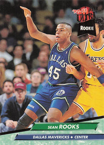 1992-93 Fleer Ultra Sean Rooks #249 RC