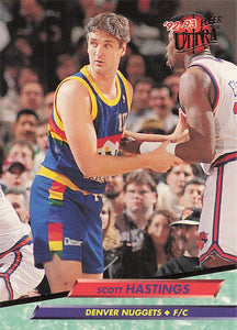 1992-93 Fleer Ultra Scott Hastings #252