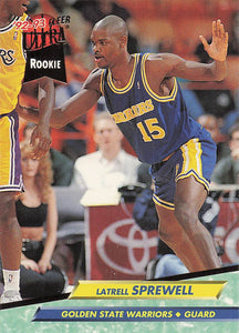 1992-93 Fleer Ultra Latrell Sprewell #266 RC