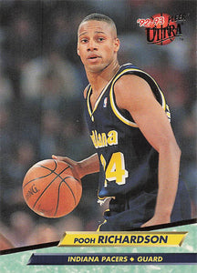 1992-93 Fleer Ultra Pooh Richardson #276