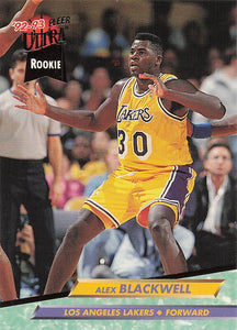 1992-93 Fleer Ultra Alex Blackwell #285 RC