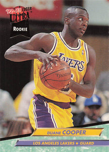 1992-93 Fleer Ultra Duane Cooper #286 RC