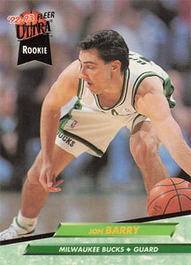1992-93 Fleer Ultra Jon Barry #296 RC