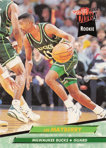 1992-93 Fleer Ultra Lee Mayberry #300 RC