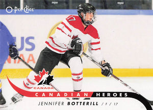 2009-10 O-Pee-Chee Canadian Heroes Jennifer Botterill #CB-JB