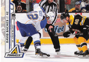 2010-11 Panini Pinnacle David Backes #31