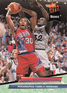1992-93 Fleer Ultra Clarence Weatherspoon #335 RC